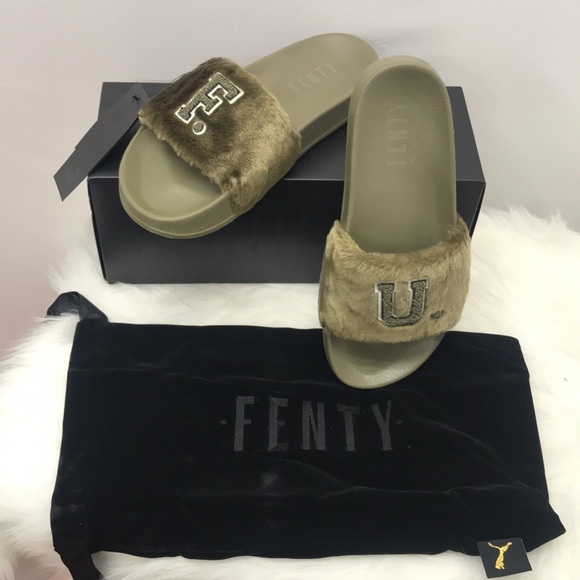 puma slides fenty size 8
